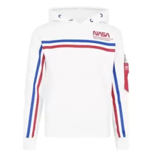 Image of Alpha Industries Alpha Industries NASA ISS Hoodie - White