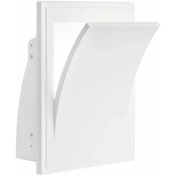 Image of Ideal Lux Foglio - 1 Light Wall Uplighter White