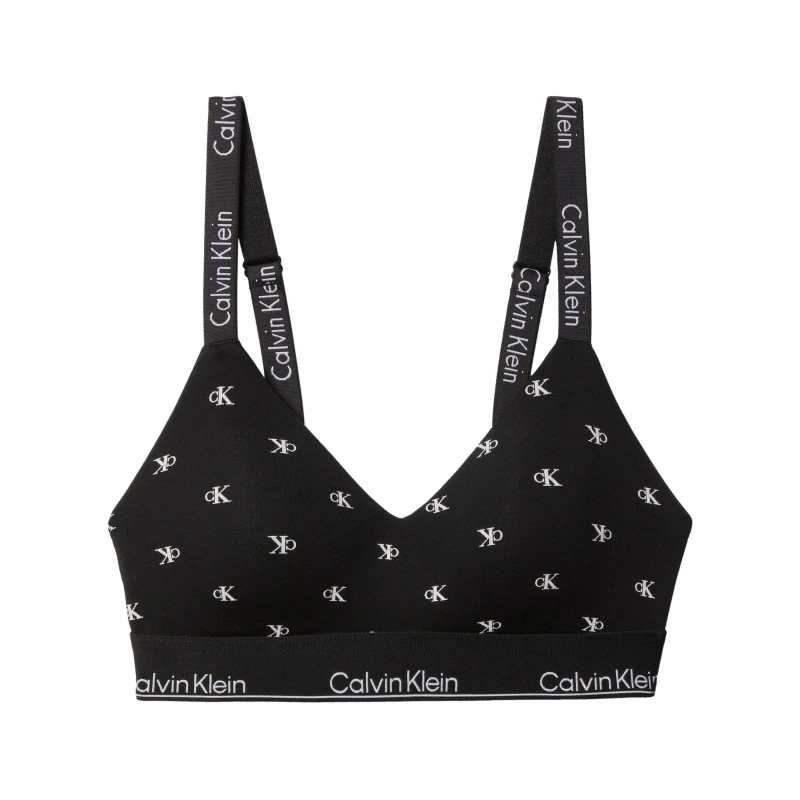 Image of Calvin Klein BRALETTE Black Ck Logo female 8 (XS)