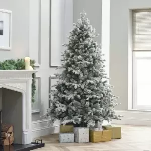 Image of The Winter Workshop - 8ft Premium Snowy Grand Fir Artificial Christmas Tree