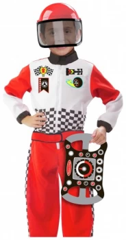 Image of Melissa and Doug F1 Racing Driver Costume.
