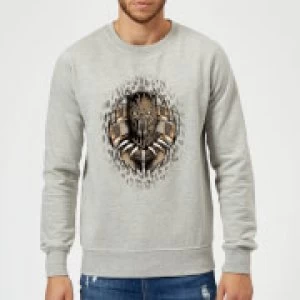 Image of Black Panther Gold Erik Sweatshirt - Grey - S
