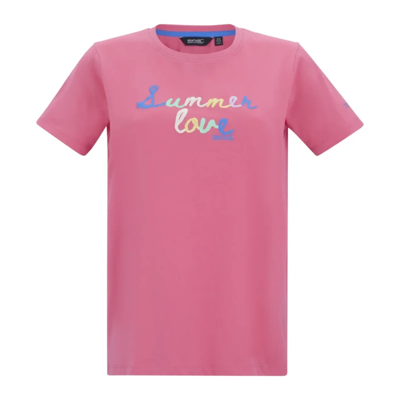 Image of Womens T-Shirt Regatta Filandra VX Rose Female 40