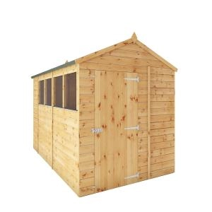 Image of Mercia Garden Products Mercia 10 x 6ft Shiplap Apex Shed Wood