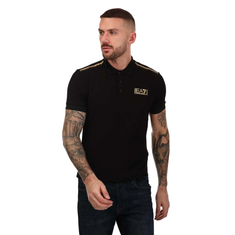 Image of EA7 Polo Shirt Short Sleeve Polos XS Black 30547203310