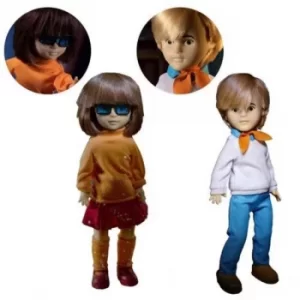 Image of Velma and Fred Living Dead Dolls Scooby Doo Build a Figure Set