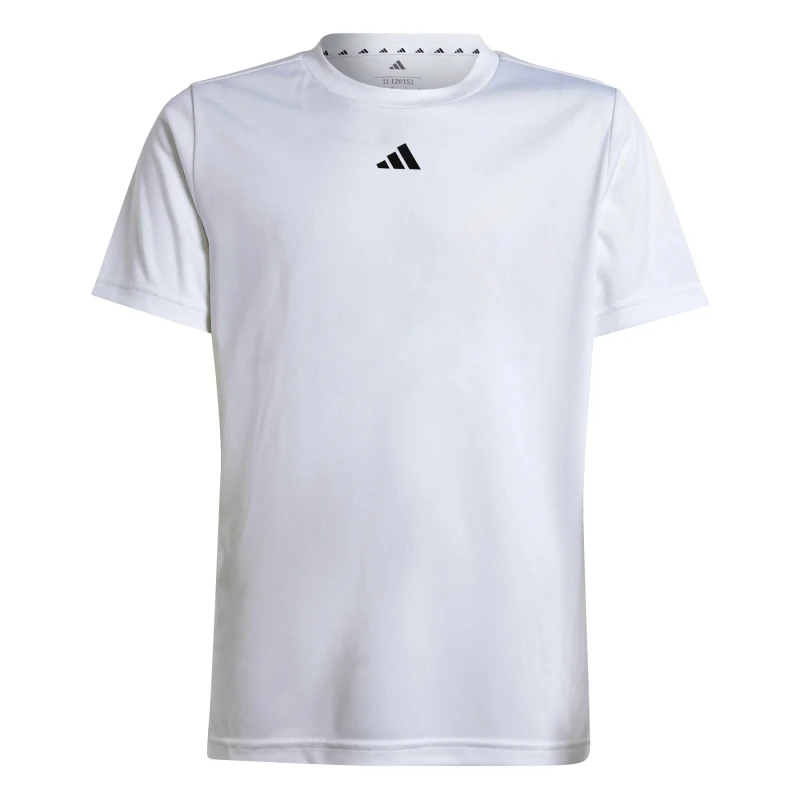 Image of Children's logo jersey adidas Regular Fit Blanc Unisex 7/8 ans