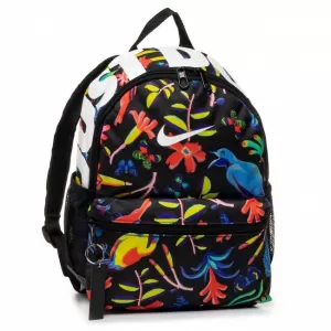 Image of Nike Childrens Brasilia Jdi Mini Printed Backpack - Black/Pink
