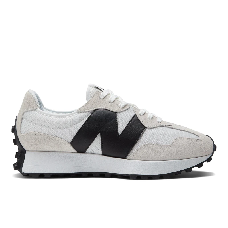 Image of New Balance 327 trainers in white & Black White/Black UK 10 (EU 44½)