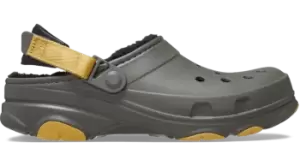 Image of Crocs All-Terrian Lined Clogs Unisex Dusty Olive M12