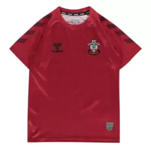 Image of Hummel Southampton FC Matchday T Shirt 2021 2022 Juniors - Red