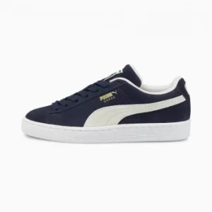 Image of PUMA Suede Classic Xxi Youth Trainers, Peacoat/White, size 3.5, Shoes