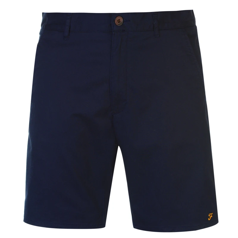 Image of Farah Hawk Chino Shorts True Navy 412 male 30W R