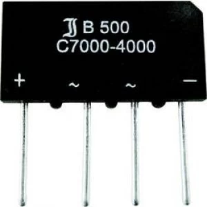 Image of Diode bridge Diotec B250C3700A SIL 4 600 V 3.7 A