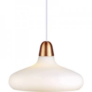 Image of Nordlux Bloom 29 78183030 Pendant light HV halogen E-27 40 W Copper - White