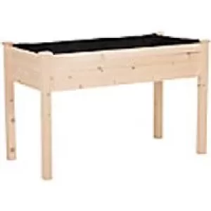 Image of Outsunny Plant Table Outdoors Water proof Wood 565mm x 1225mm x 760 mm