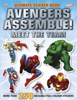 Image of Marvel Avengers Assemble Ultimate Sticker Book Meet the Team by Dk Book