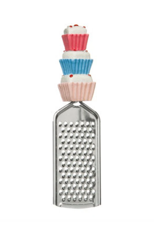 Image of Premier Housewares Cupcake Fine Grater Silver