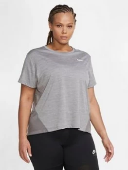 Image of Nike Running Miler Tee - Grey (Curve)