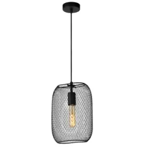 Image of Mesh Vintage Pendant Light - 1xE27 - Black