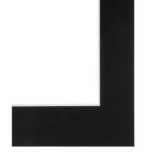Image of Hama Premium Passe-Partout, black, 40x50 cm, for an image section of 30x40 cm
