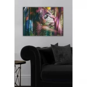 Image of 1109451110-5070 Multicolor Decorative Canvas Painting Women