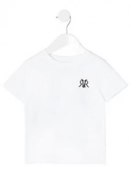 Image of River Island Mini RI T-Shirt White Size 2-3 Years Boys