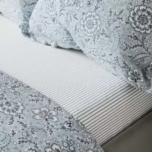 Image of Bedeck of Belfast Azora Kingsize Fitted Sheet, Chambray
