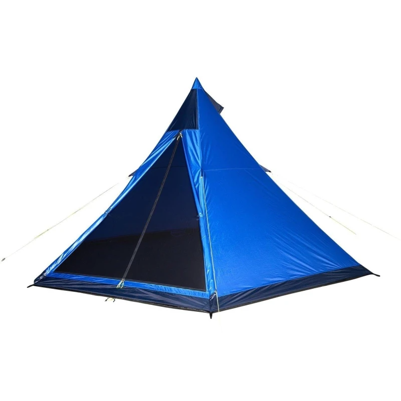 Image of Gelert Horizon 6 Person Teepee Tent Blue unisex One Size