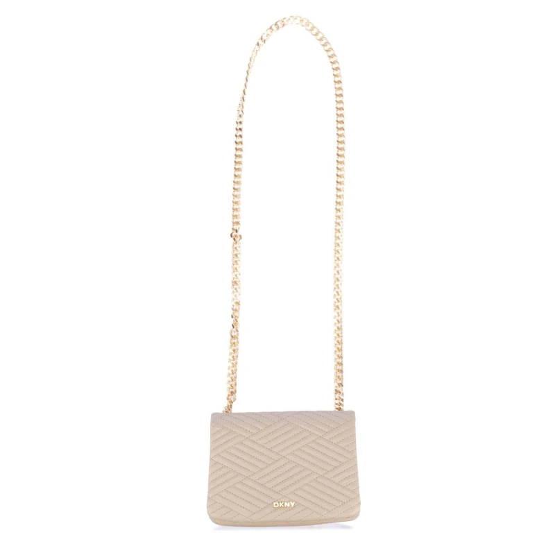 Image of DKNY Deedra Flap Crossbody Bag Beige female One Size