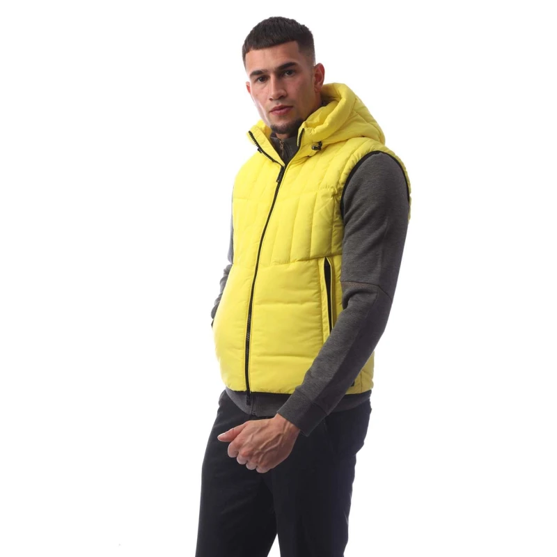 Image of Boss Mens Cashton Sleeveless Gilet Bright Yellow male 36 (46)