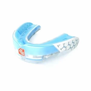 Image of Shockdoctor Gel Max Power Trans Blue Mouthguard - Youths