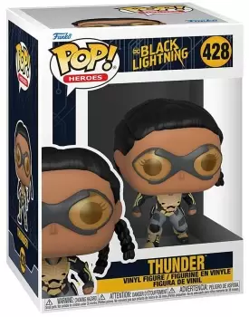 Image of Black Lightning Thunder Vinyl Figure 428 Funko Pop! multicolor