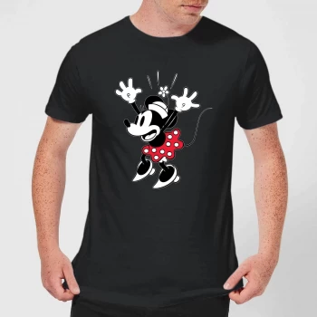Image of Disney Minnie Mouse Surprise Mens T-Shirt - Black - 5XL