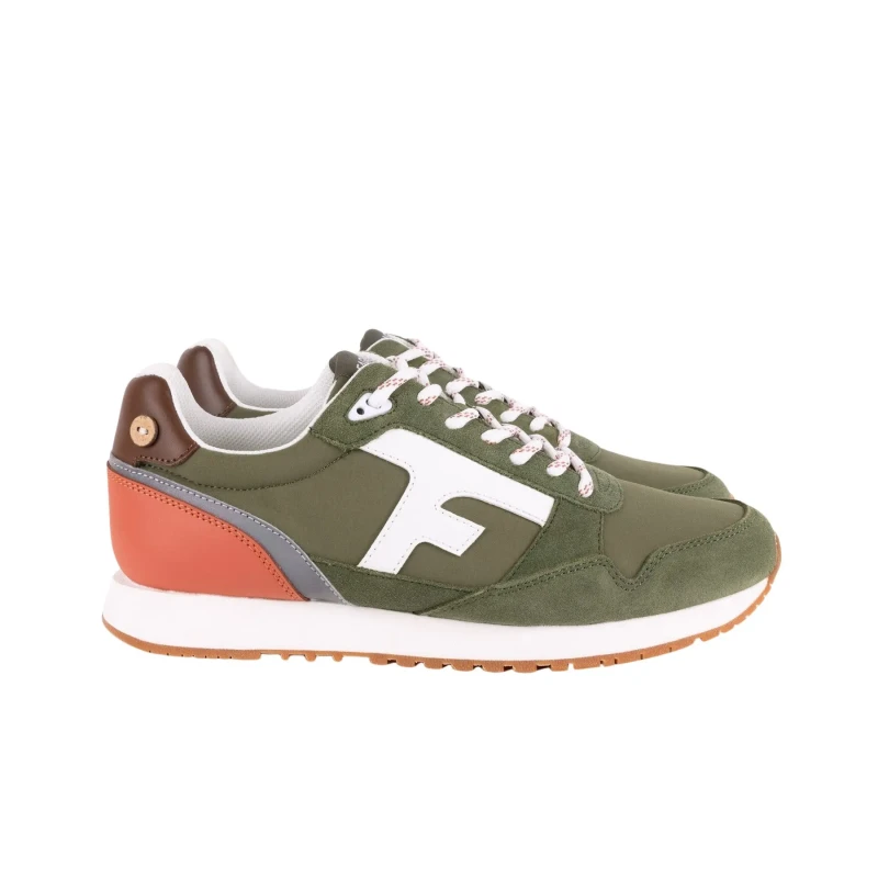Image of Faguo Trainers Faguo Elm Syn Woven Suede Vert Male 40