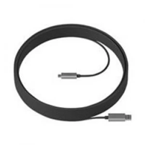 Image of 10m Strong USB A USB C Cable Graphite
