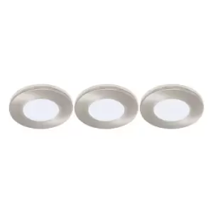 Image of NxtGen Alabama Slim LED Under Cabinet Light 2W (3 Pack) Daylight Brushed Nickel