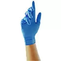 Image of UNICARE Disposable Gloves Latex Small (S) Blue Pack of 100