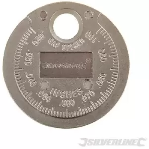 Image of Silverline - 202148) Spark Plug Gap Tool 0.5 - 2.55mm / 0.02 - 0.1