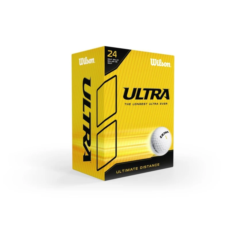 Image of Wilson Ultra 24 Golf Balls Pack - White White One Size