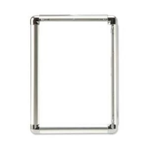Image of 5 Star Facilities A1 Clip Display Frame Aluminium with Fixings Front Loading 594x13x841 Silver