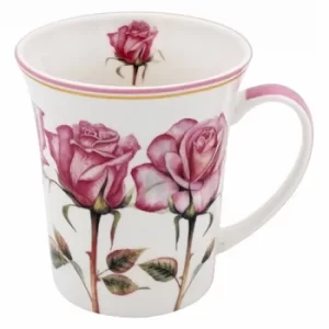 Image of pretty floral mug rose