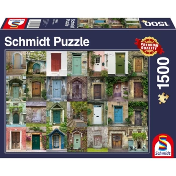 Image of Collage of Doors Jigsaw Puzzle - 1500 Pieces