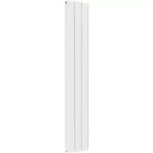 Image of White Designer Radiator Vertical Flat Panel Double Panel Rad Modern 1800x305mm - White