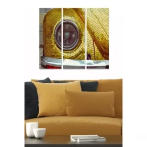 Image of MDF1048383 Multicolor Decorative MDF Painting (3 Pieces)