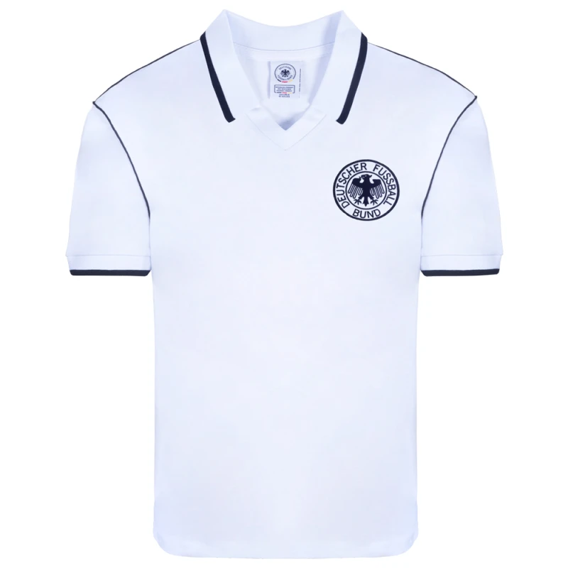 Image of Score Draw West Germany 1978 World Cup Final Shirt DFB78HWCFSS-L L Mens Sportswear