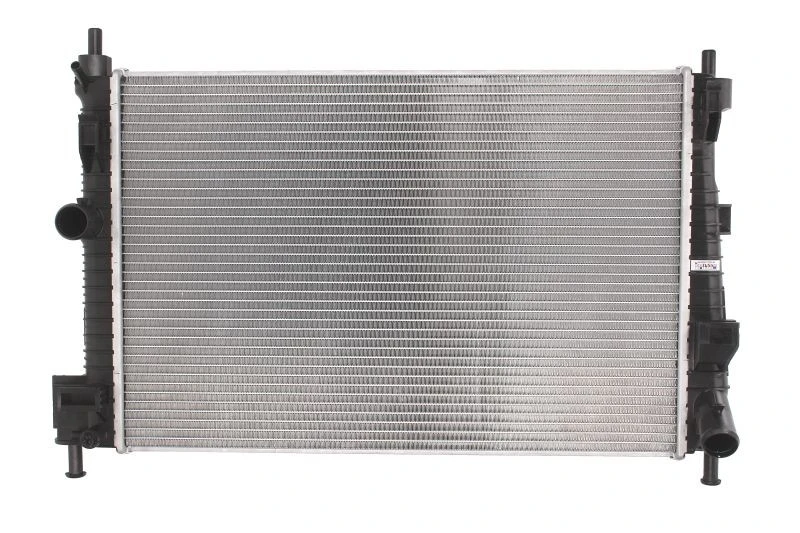 Image of NISSENS 68523 Engine radiator Aluminium, without expansion tank, with gaskets/seals Radiator,engine cooling (470)