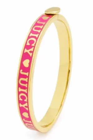 Image of Juicy Couture Jewellery Enamel Juicy Hinged Bangle JEWEL WJW907-678-U