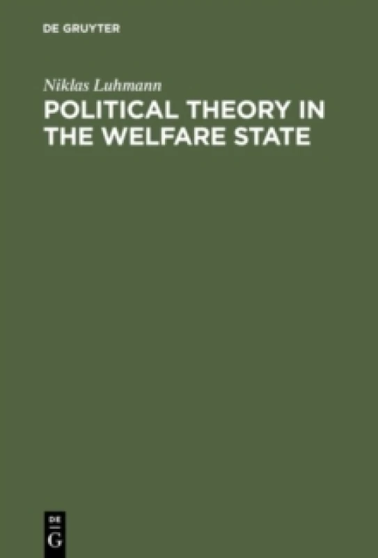 Image of Political Theory in the Welfare State Hardback