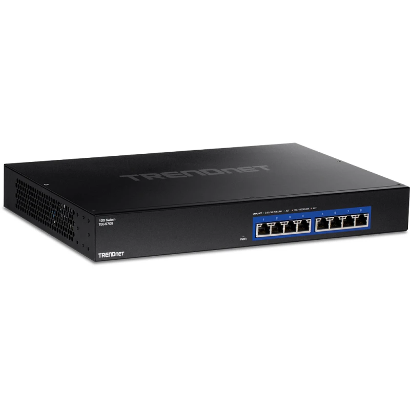 Image of Trendnet TEG-S708 network switch Black
